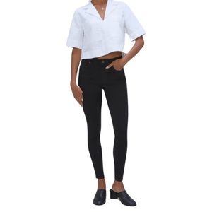 Everlane Mid-rise Skinny Ankle black jeans NWT